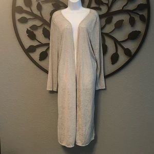 Long open from cardigan light weight plus size